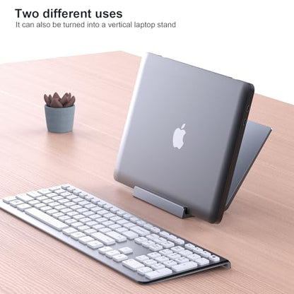 Laptop Stand, Aluminum Notebook Holder Riser Heat-Vent for MacBook Air/Pro, Dell, HP, Lenovo, Microsoft Surface, Samsung 11-16 inches Notebook
