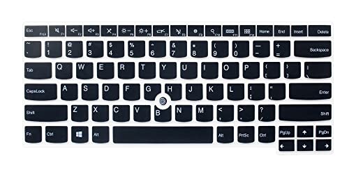 Keyboard Cover Compatible for 14" Lenovo ThinkPad X1 Carbon Gen 8/7/6/5 2020-2017, ThinkPad X1 Yoga 2nd/3rd/4th, Thinpad T490 T490s T480 T480S [NOT Compatible for 2021 ThinkPad X1 Carbon Gen 9] (Black - color: Black, size: compatible for Thinkpad X1 Carbo