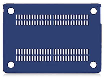 UESWILL Case for MacBook Air (15 inch, M2 M3 M4 M5, 2023 2024 2025 2026) Model A3448 A3241 A3114 A2941, Matte Hard Shell Cover + Microfiber Cloth, Navy Blue - color: Navy Blue, size: MacBook Air 15" (M2 M3 M4 M5)