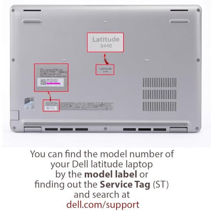 mCover Case ONLY Compatible for 2023～2024 14" Dell Latitude 5440 5450 Series/Precision 3480 3490 Series Windows Notebook Computer (NOT Fitting Any Other Dell Models) - Aqua - color: Aqua