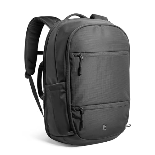tomtoc Laptop Backpack 26L, Large Work Bag Fits 15.6-16 Inch Laptop | Water-Resistant Durable Computer Travel Backpack for Business Trip, Weekend Getaway - color: Black, size: 26L