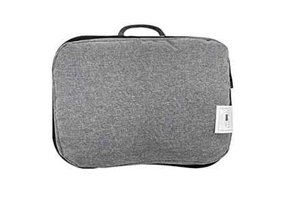 Rae Dunn Lap Desk - Laptop Pillow Lap Desk - Portable Work Table with Cushion for Bed, Couch, Car - Use for Writing, Reading, Eating and Computer Use - Suitable for Kids and Adults - size: 17.25” x 13.5” x 2” (extra long media slot)