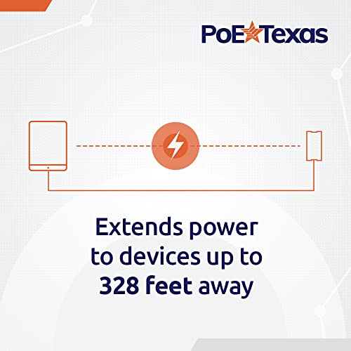 PoE Texas PoE Power for USB-C Devices, Including Google WiFi & Raspberry Pi – for POS Systems, Digital Signage & More, 802.3af POE to 5 Volt Splitter, Extend Power Delivery Up to 328 Feet - size: PoE (12w) - USB-C Power