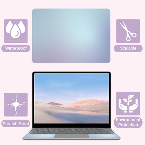 CREATCABIN Laptop Skin Decal Universal Reusable Vinyl Laptop Cover Sticker Waterproof PC Art Personalized Protector Scratchproof Laptop Skin for 12.1 13 13.3 .6 14 15 15.3 16 Inch Remove Change Styles - style: Blue-Purple