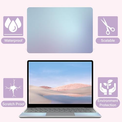 CREATCABIN Laptop Skin Decal Universal Reusable Vinyl Laptop Cover Sticker Waterproof PC Art Personalized Protector Scratchproof Laptop Skin for 12.1 13 13.3 .6 14 15 15.3 16 Inch Remove Change Styles - style: Blue-Purple