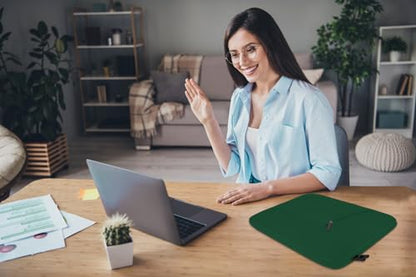 15.6 inch Laptop Case, Shockproof Protective Computer Carrying Cover with Front Pocket, Briefcase Handbags Laptop Bag for 15.6 inch HP, Dell, Acer, Asus, Notebook, Dark Green - color: Dark Green, size: 15.6 inch