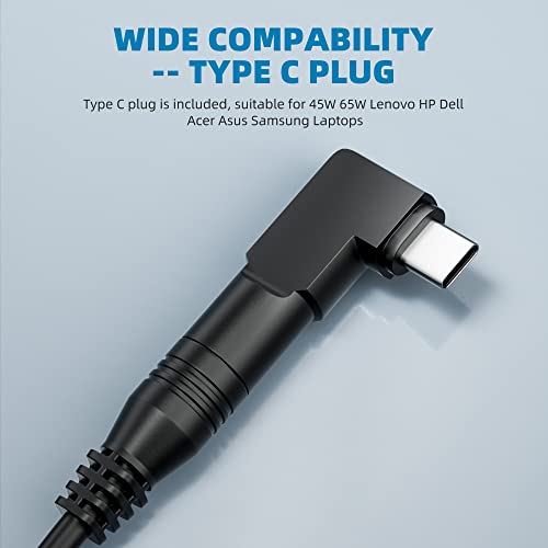 Powseed 100W 90W 65W Laptop Car Charger USB C with 5V 2A USB Port for MacBook HP Dell Asus Acer Lenovo Samsung Gateway Toshiba Sony Fujitsu Computer TV JBL Boombox Xtreme Speaker Power Adapter