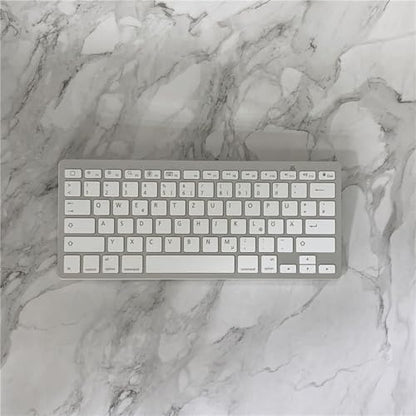 Wireless German Keyboard, Minority Language Ultra Thin Lightweight Silent Bluetooth Keyboards for Laptop/PC/Tablet/Desktop/Smart TV (German) - style: German