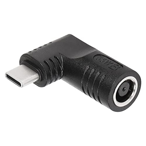 SinLoon 65W PD DC 7.4mm x 5.0mm Female (7.4mm x 0.6mm) Input to USB Type C Male Power Charging Adapter,Uilt-in with PD Automatic Identification Induction Chip,for Phones,Tablets, Laptops(black 7406 B) - color: black 7406 B