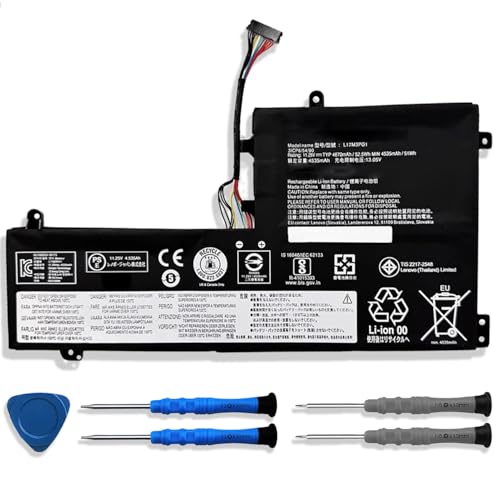 L17M3PG1 L17C3PG1 L17C3PG2 L17M3PG2 Laptop Battery Compatible with Lenovo Legion Y530-15ICH Y540 Y545-PG0 Y740-15IRH Y740-15ICHG Legion Y7000 2019 1050 PG0 Series L17M3PG3 11.25V 52.5Wh - size: 8.89*4.71*0.32 inch L17M3PG1
