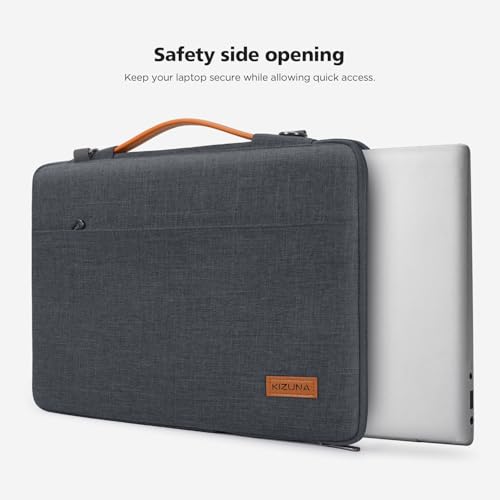 KIZUNA Laptop Sleeve Case 17 Inch Computer Carrying Bag for LG Gram 17/Dell G7/17.3" Lenovo ThinkBook Plus 1717" Lenovo IdeaPad 3i Gen7/17.3" Legion 5/5i/IdeaPad L340/HP Gaming Pavilion 17,Grey - size: 17 Inch/LG gram 17