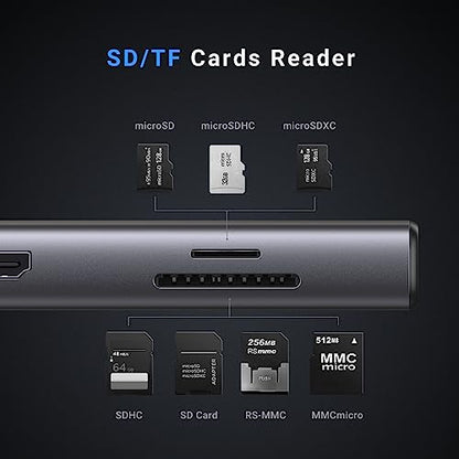UGREEN Revodok Pro 9-in-1 USB-C Hub 10Gbps 4K HDMI | SD/TF reader, Gigabit Ethernet, 100W PD, compatible with MacBook Neo/Pro/Air, iPhone 17/16/15 Pro, Thinkpad
