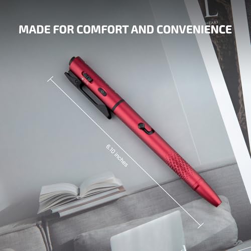 OLIGHT O'Pen 3 EDC Pen Light, 120 Lumens LED Flashlight with Green Beam, 4-in-1 Bolt Action Pen with Nib & Clip Light, USB-C Rechargeable for Writing, Presentation, Inspection and Outdoor (Wine Red) - color: Wine Red