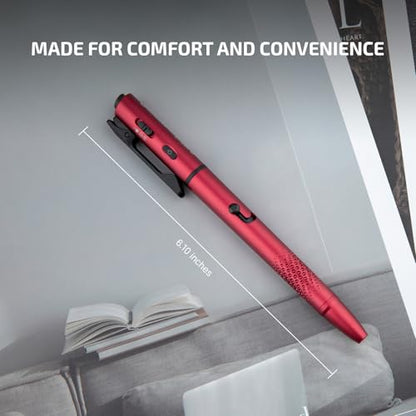 OLIGHT O'Pen 3 EDC Pen Light, 120 Lumens LED Flashlight with Green Beam, 4-in-1 Bolt Action Pen with Nib & Clip Light, USB-C Rechargeable for Writing, Presentation, Inspection and Outdoor (Wine Red) - color: Wine Red