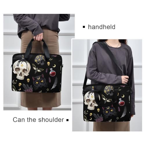 MNSRUU Laptop Bag for 15.6 inch Black Gothic Bats - color: Moth Th0010