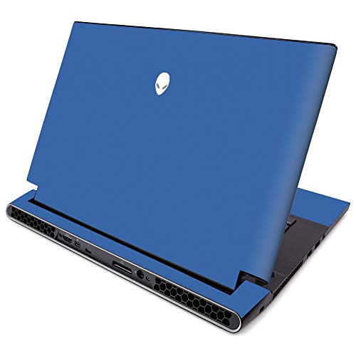 MightySkins Skin for Alienware M15 R2 (2019) - Solid Blue | Protective, Durable, and Unique Vinyl Decal Wrap Cover | Easy to Apply, Remove, and Change Styles | Made in The USA - color: Solid Blue