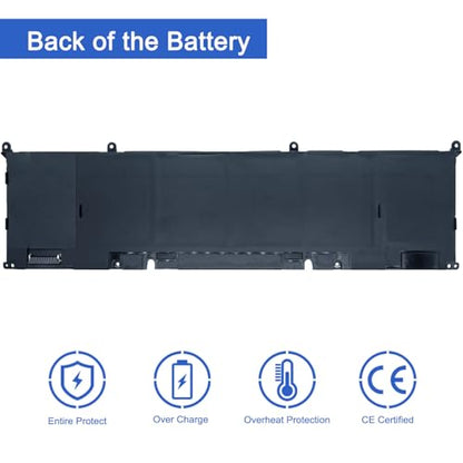 JOTACT 69KF2 Battery Compatible with Dell G7 15 7500 G15 5521 5515 5520 5510 XPS 15 9510 9520 9500 Precision 5560 5570 5550 Alienware M15 R4 R3 M17 R3 R4 Inspiron 7510 7620 7610 P87F P45E P91F 86Wh - size: 11.42*3.25*0.27 inch 69KF2