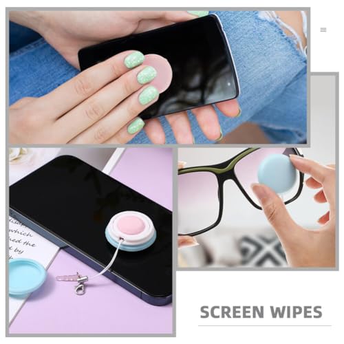 iplusmile 6pcs Screen Cleaners Multi-Color Phone Screen for Cleaning Lenses Eyeglasses and Electronics Dust and Fingerprint Removal Tools