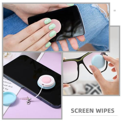 iplusmile 6pcs Screen Cleaners Multi-Color Phone Screen for Cleaning Lenses Eyeglasses and Electronics Dust and Fingerprint Removal Tools