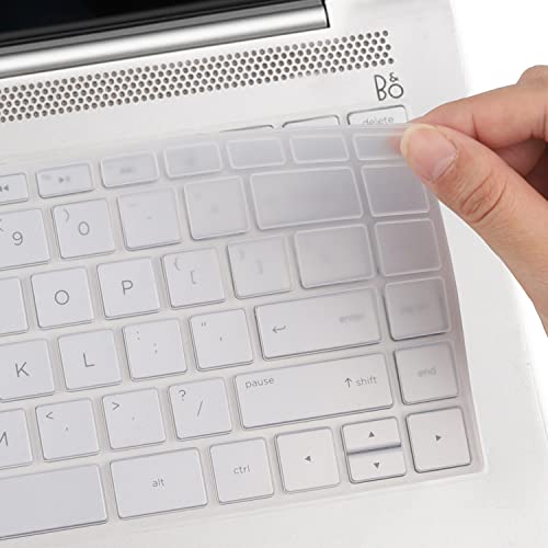 Keyboard Cover for HP Laptop 14 14-dq/dk/cf/fq 14-dq0005dx 14-dq0020nr 14-dq0051dx 14-dq5009la 14-dq5014la 14-dq0712ds 14-dq2020nr 14-dq2053cl dq2043cl 14-dq2078wm dq0080nr dq0090tg dq1043cl dq0004dx - color: Clear