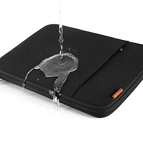 DOMISO 360 Protective Laptop Case 16 inch, 16 inch Laptop Sleeve Compatible with Mac Book Pro 16, Waterproof Computer Cases Bag with Handle,Black - color: Black, size: 16 inch