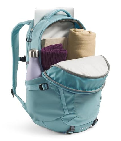 The North Face Recon Laptop Pack, Bl Eclipse Lt Hth/Bl Eclipse, OSFA | Commuter Travel Bag, 18" Laptop Sleeve, Water-Repellent - color: Blue Eclipse Light Heather/Blue Eclipse, size: 30 Liters