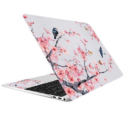 CREATCABIN Laptop Skin Sticker Decal PVC Vinyl Quote Sticker Notebook Art Decal PC Art Personalized Protector Waterproof Scratchproof Laptop Skin for 12.1 13 13.3 .6 14 15 15.3 16 Inch Flower Bird - style: Flower, Bird