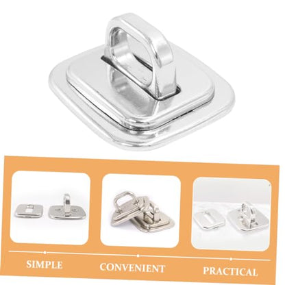 1Set Laptop Security Anchor Base Plate Sturdy Mount for Combination Keyed Cable Lock Compatible with Multiple Models Reliable Protection for Your Device and Data