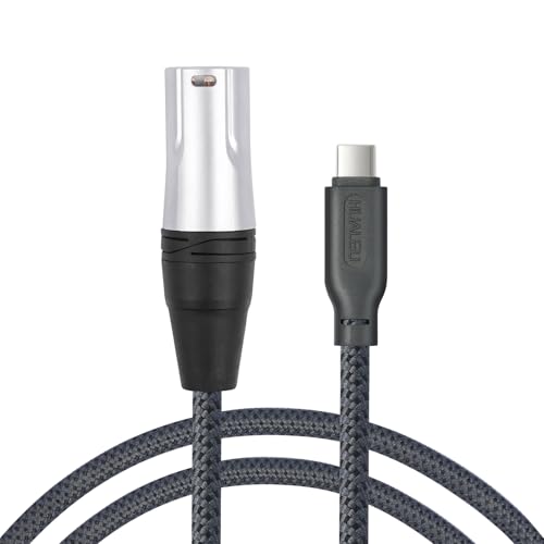 USB C to XLR Male Output Audio Cable,USB C to Mixer Speakers XLR Male Cable,USB Type-C 24Bit/96Khz Digital Audio Cable for Mixers,Speakers,amplifiers 10FT - color: 10Feet
