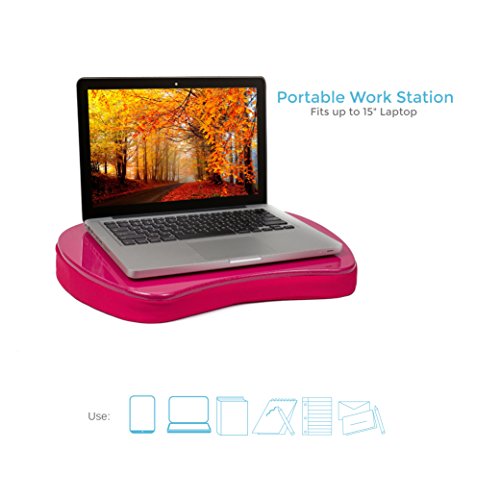 Mini Memory Foam Lap Desk Color: Pink