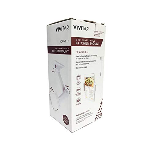Vivitar Mount It - 2-in-1 Kitchen Mount for Tablets and Smartphones