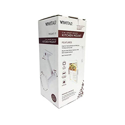 Vivitar Mount It - 2-in-1 Kitchen Mount for Tablets and Smartphones