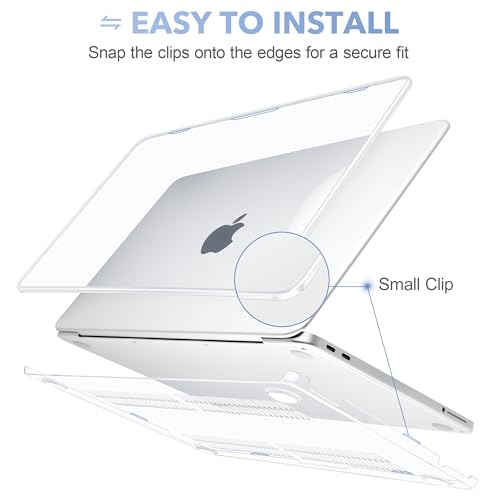 May Chen for MacBook Neo 13 inch Liquid Retina Display ((2026 Release A3404), Slim & Lightweight Protective Case with Screen Protector&Keyboard Cover&Dust Plug, Crystal Clear - color: Crystal Clear