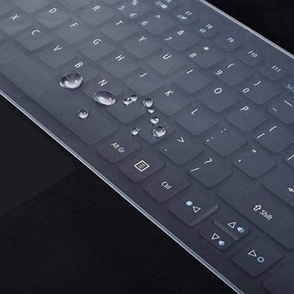 15.6” 16" Universal Silicone Laptop Keyboard Protector | Laptop Keyguard Cover | Keyboard Dust Cover | Waterproof & Dust-Proof Protective Skin
