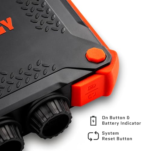 Dark Energy Poseidon XL Indestructible Portable Charger | 27,000 mAh High Capacity Power Bank | Fast Charging USB-C and USB-A Ports, IP68 Waterproof, Made for Outdoor Adventures Off The Grid
