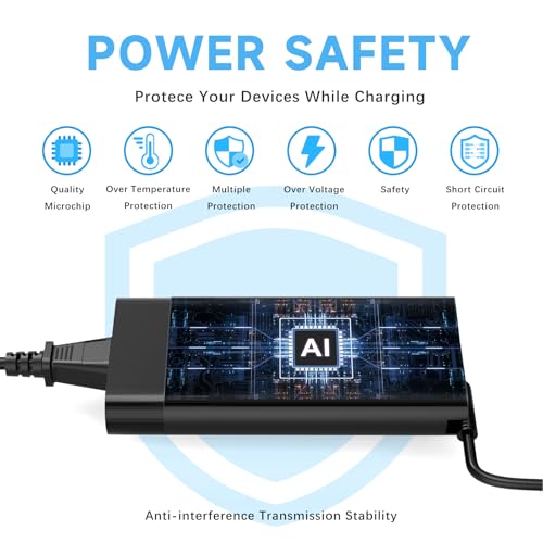 90W USB Type C Laptop Charger Compatible with HP Envy x360 14 15 16 17 Spectre x360 EliteBook 1040 G4 1040 G5 ZBook x2 G4,19.5V /4.5A 90W AC Adapter Charger