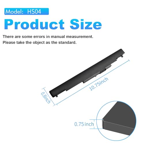HS03 HS04 Battery for HP Spare 807956-001 807957-001 HS04 15-AY039WM | 15-AY041WM 15-AY009DX 15-AY052NR 15-AF131DX 15-AY013DX 15-AY014DX 15-AY103DX 15-AY083NR 15-AY020NR 17-X037CL 17-X115DX