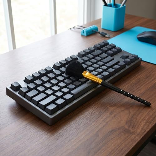 Soft Bristle Computer Cleaning Brush Set 10 Pieces for Electronics Dust Removal Keyboard Laptop Fan Cleaning Kit Portable Anti-Static Tools for Detailed Maintenance