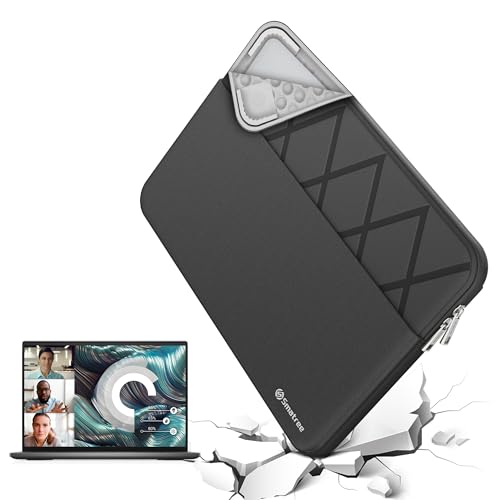 Smatree 14.5 inch Laptop Sleeve for DELL XPS 14 9440, DELL Laptop Case with Accessory Pocket, YKK Zipper, Patented Super Corner Design (E420) | DELL Case with Accessory Pocket,Patented Super Corner Design (E420) - color: Elite-Black, size: for 14.5 inch X