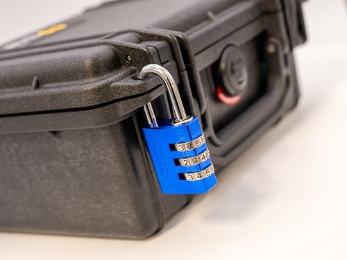ABUS 145/30 Non-TSA Combination Lock for Hard Cases, Luggage, Resettable | Yellow - color: Yellow, size: 30 mm