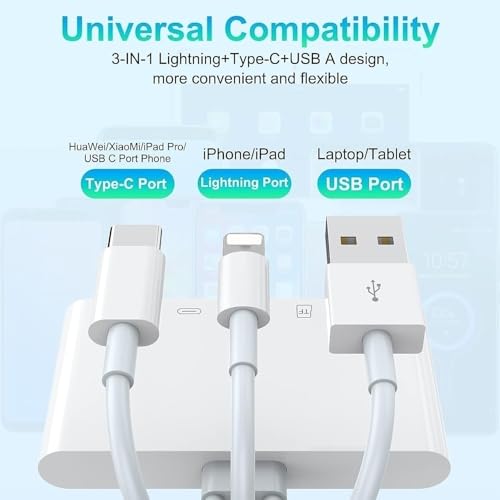 5-in-1 Memory Card Reader, USB OTG Adapter & TF SD Card Reader for Phones, CYZFOWDUO USB C and USB A Devices with Micro SD &TF Card Slots, Supports SD/Micro SD/SDHC/SDXC/MMC Charging for iPhone/Pad