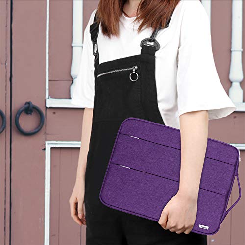 Voova Laptop Sleeve Carrying Case 14 15 Inch Compatible with MacBook Air 15 M2/M3/M4 2022-2025, MacBook Pro 15, Hp Chromebook 14, Waterproof Slim Computer Cover Bag,Purple - color: Purple, size: 14-15 Inch