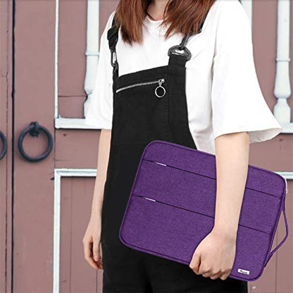Voova Laptop Sleeve Carrying Case 14 15 Inch Compatible with MacBook Air 15 M2/M3/M4 2022-2025, MacBook Pro 15, Hp Chromebook 14, Waterproof Slim Computer Cover Bag,Purple - color: Purple, size: 14-15 Inch