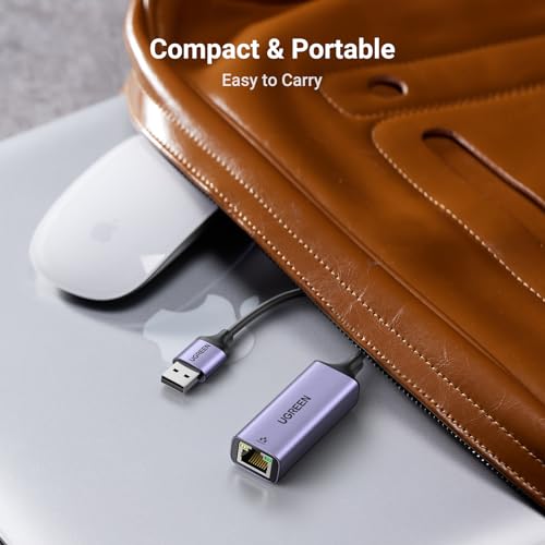 UGREEN USB to Ethernet Adapter, Plug and Play 1Gbps Aluminium Adapter | Gigabit RJ45 to USB 3.0 Network Dongle, Compatible with Nintendo Switch, Laptop, MacBook, Surface Pro, Windows