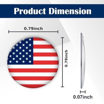 Patriotic 3D Silicone Stickers for Laptop, Phone, and Car – Waterproof USA Decal with American Flag - Durable, Fade-Resistant, Easy to Apply – Support America Sticker