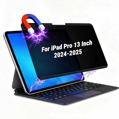 Magnetic Privacy Screen Protector for iPad Pro 13" (M4/M5) | Removable & Reusable, Anti-Blue-Light, Anti-Glare Anti-Spy Filter for School, Office and Cafes - size: iPad Pro 13 Inch