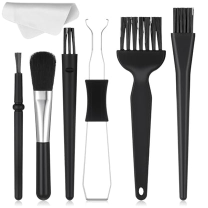 7 PCS Mechanical Keyboard Cleaning Kit with Wire Keycap Puller, | Switch Remover & 5 Anti-Static Brushes, Professional Keyboard Cleaner Tool Set for Computer, Laptop, PCB Motherboard
