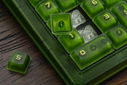 8Bitdo Retro 18 Mechanical Numpad for Windows & Android, Xbox Edition | Bluetooth, 2.4G and USB-C, Calculator Mode, Retro LED Display, Kailh Jellyfish X Switches, Matte UV ABS Keycaps - color: Xbox Edition