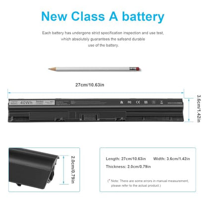Fancy Buying M5Y1K Laptop Battery for Dell Inspiron 14 15 17 5000 3000 Series 5559 5558 3551 3451 3558 i3558 3567 5755 5756 5458 5759 5758 5759 GXVJ3 HD4J0 K185W WKRJ2 VN3N0 991XP 07G07 78V9D - size: 10.63*1.42*0.79inch M5Y1K