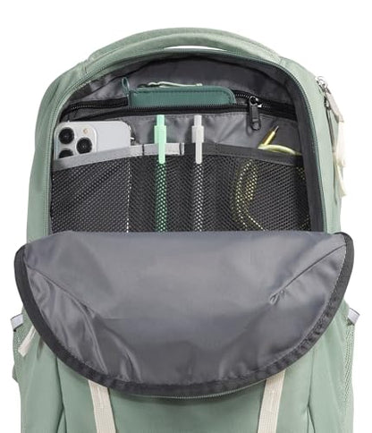 The North Face Vault Everyday Laptop Backpack, Slate Moss/Wht Dune, OSFA | Commuter Travel Bag, Water-Repellent, Spacious Main Compartment - color: Slate Moss/White Dune